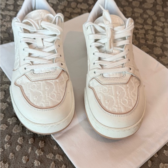 CD White Sneakers with Monogram Design - Picture 1 of 5